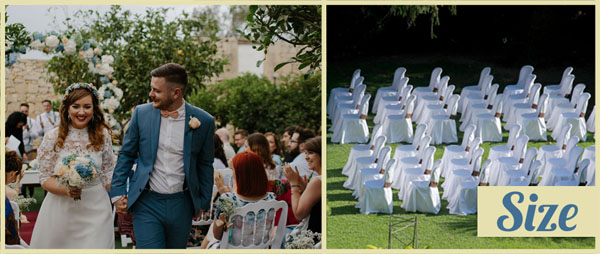 Outdoor Wedding photo and Wedding Seating