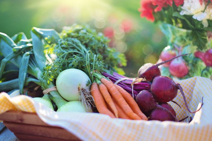 A Basket Of Vegetables