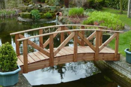 Wooden Garden Bridge