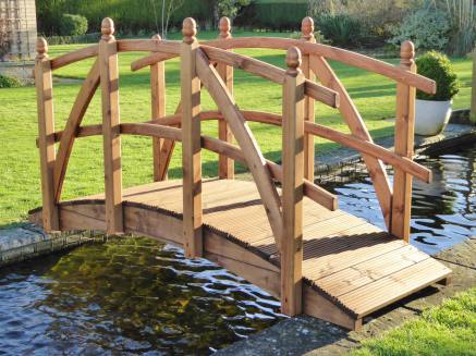 Wooden Garden Bridge