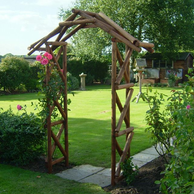 Wooden Rose Arch
