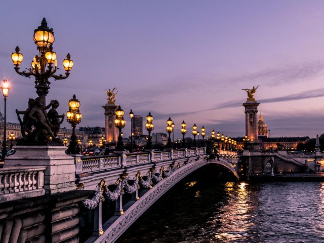 The Pont Alexandre III, Paris