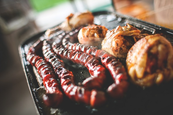 Food On A Barbeque