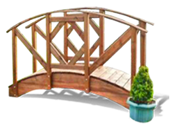 Wooden Garden Bridges