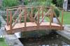 8ft Europa high rail garden pond  bridge