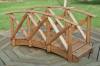 5 ft Rustic low rail garden  bridge