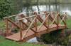 11ft Rustic high rail pond bridge