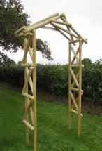 Rustic Rose Garden Arch