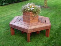 Garden Tree Seat Planter