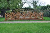 Classica High Rail Garden Bridge