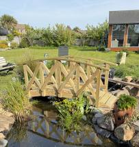 Classica Low Rail Garden Bridge